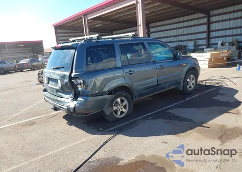 2006 Honda Pilot Ex-L from USA, damaged, VIN 2HKYF18536H531180